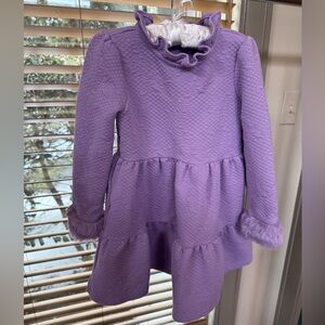 Janie and Jack Lavender Quilted Dress